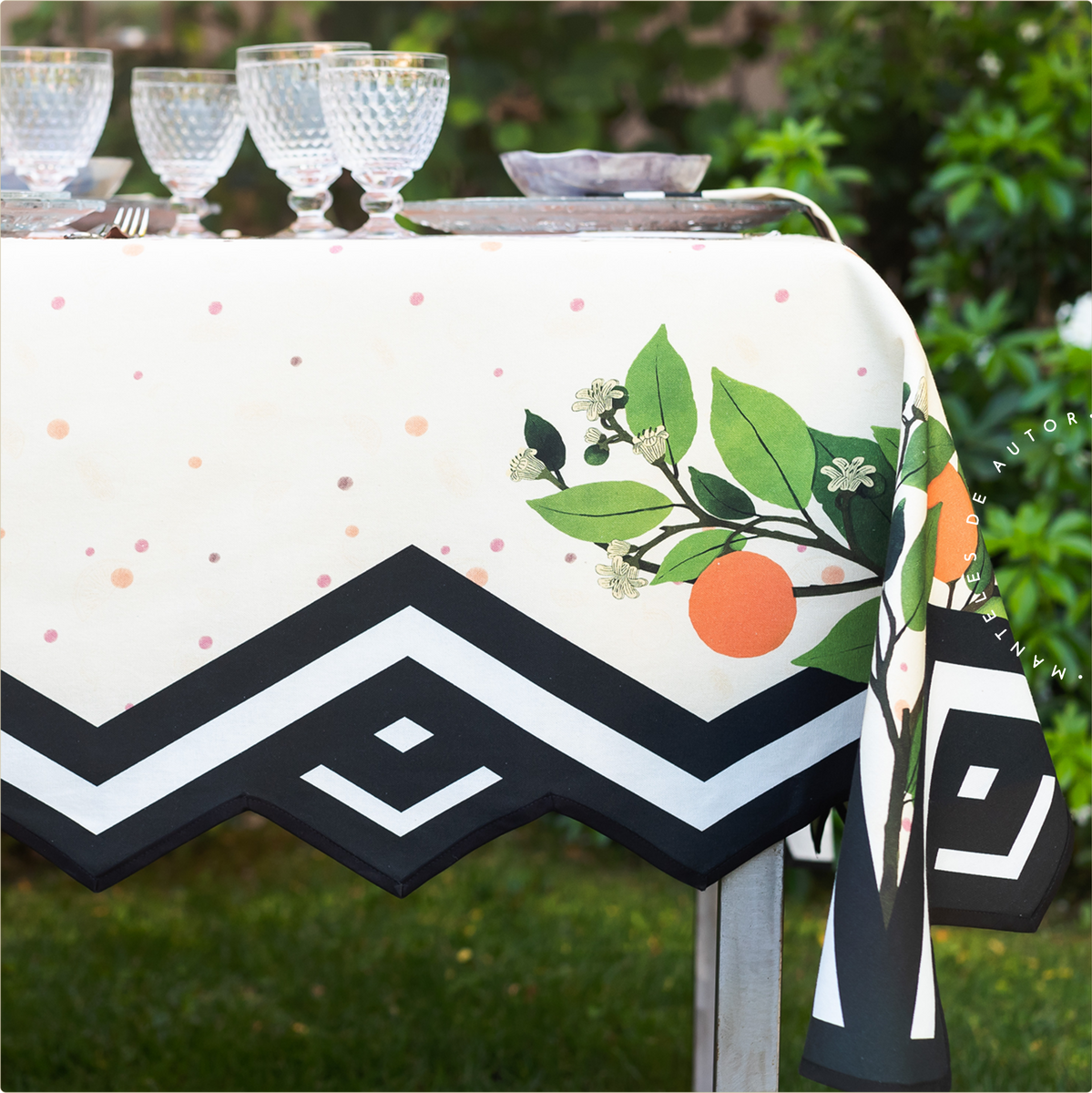 Designer Table Linen 'Spring' | Prado y Barrio